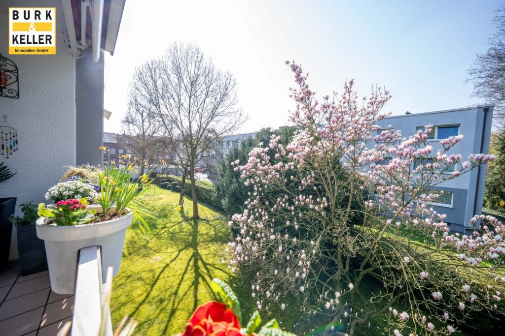 Blick vom Balkon