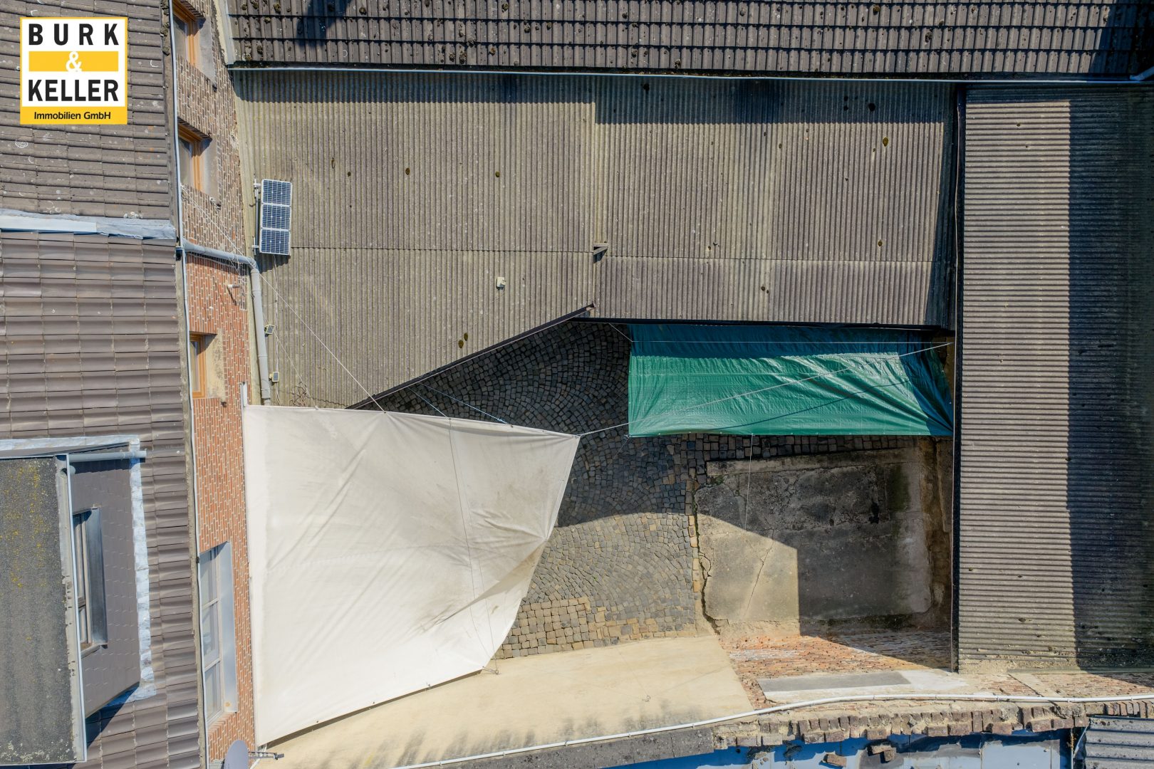 Aufsicht Innenhof