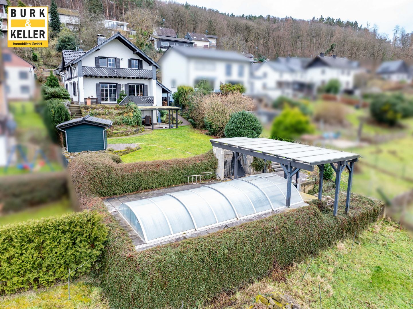 Gartenüberflug