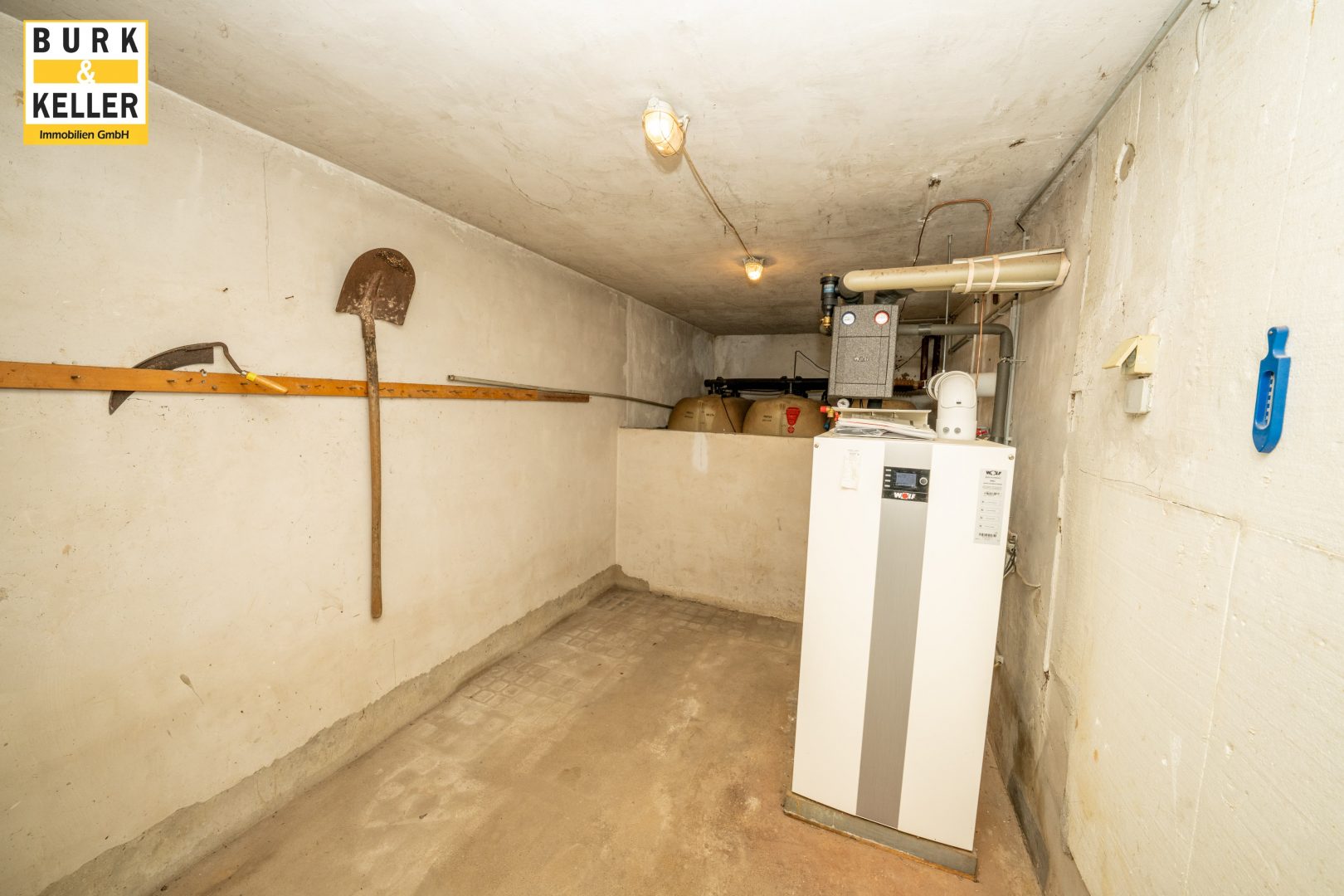 Heizungsraum unter der Garage