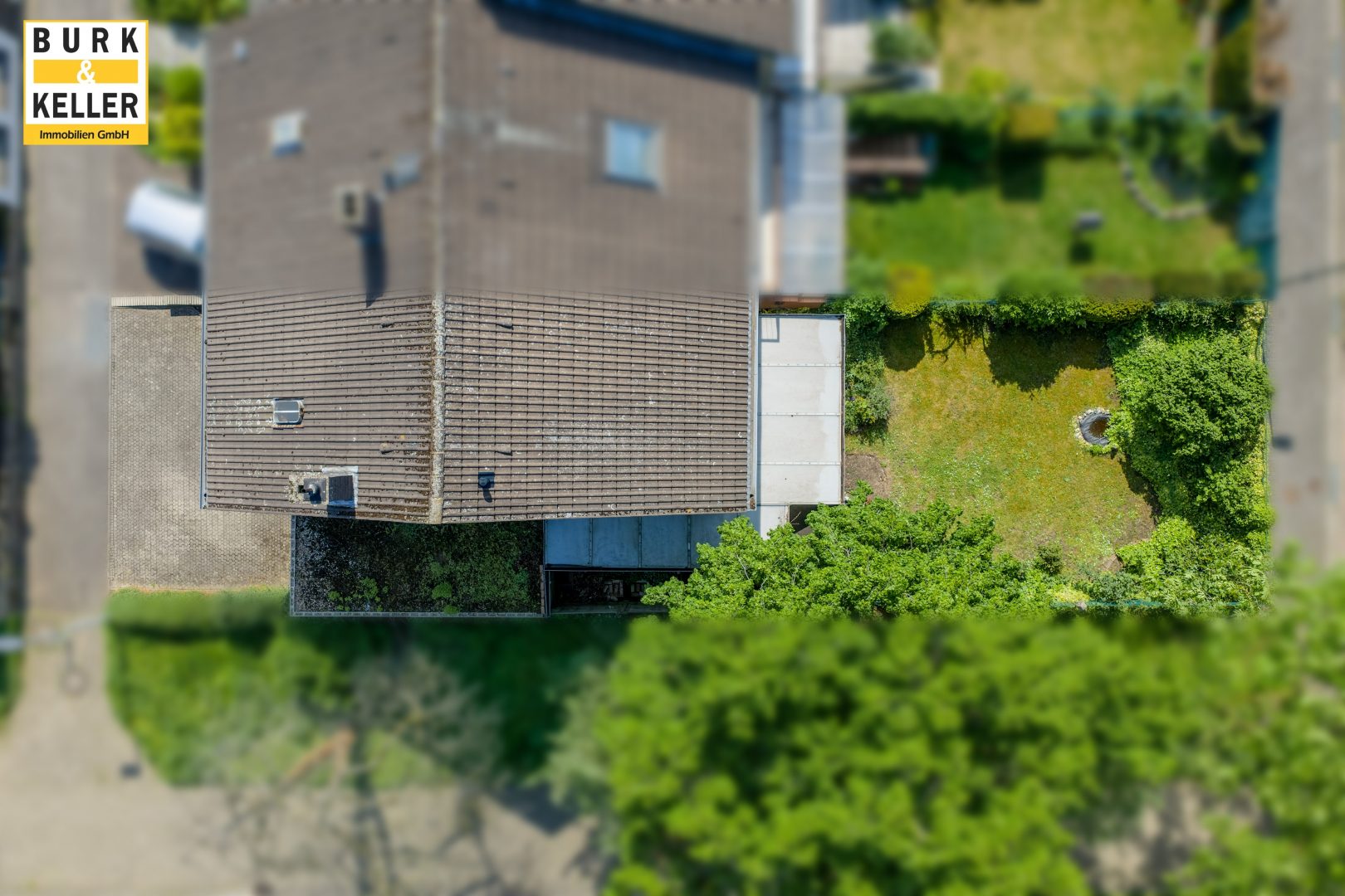 Überflug Grundstück