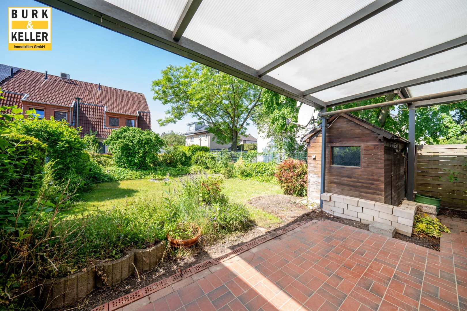 überdachte Terrasse