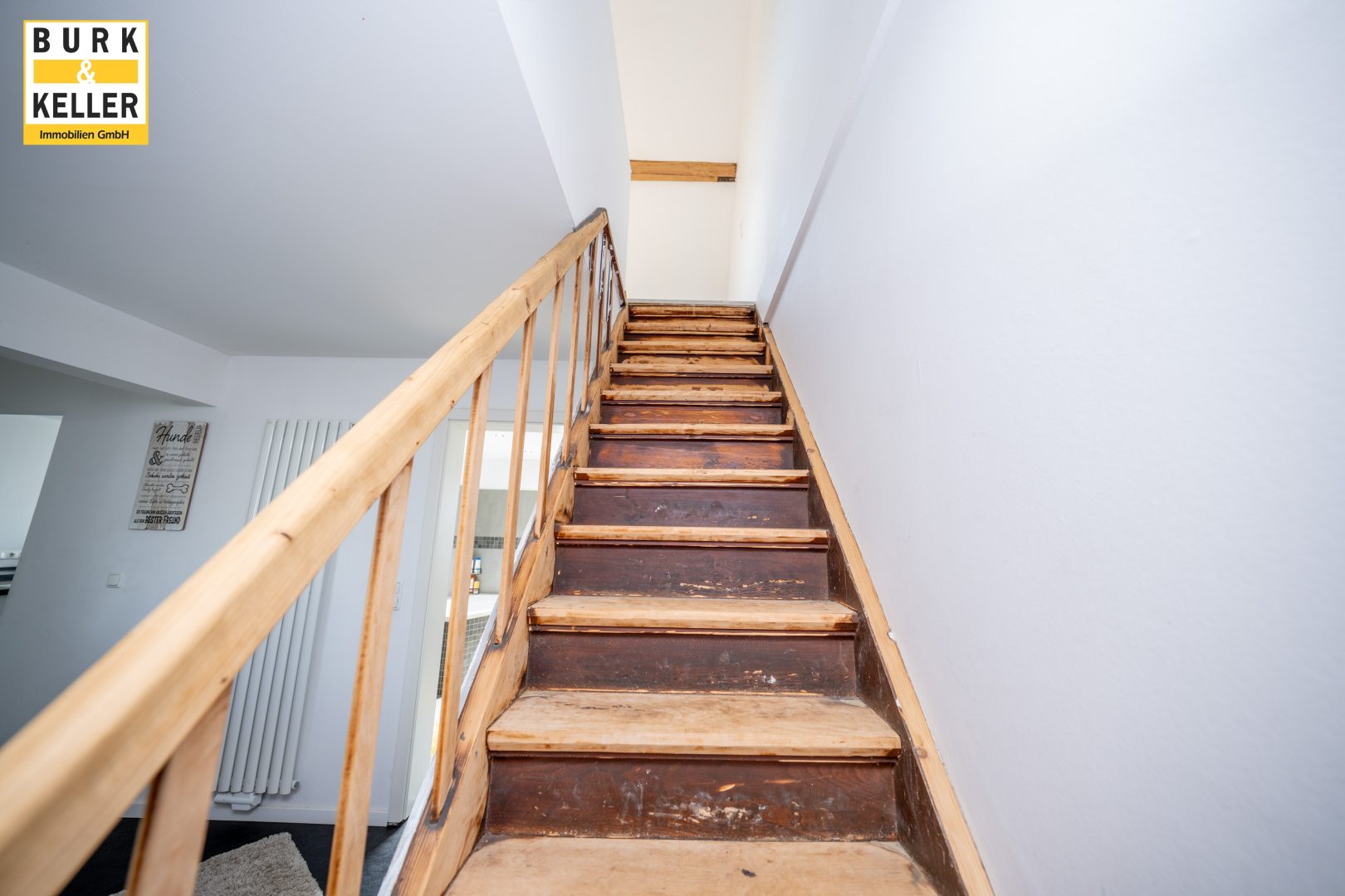 Treppe ins Dachstudio